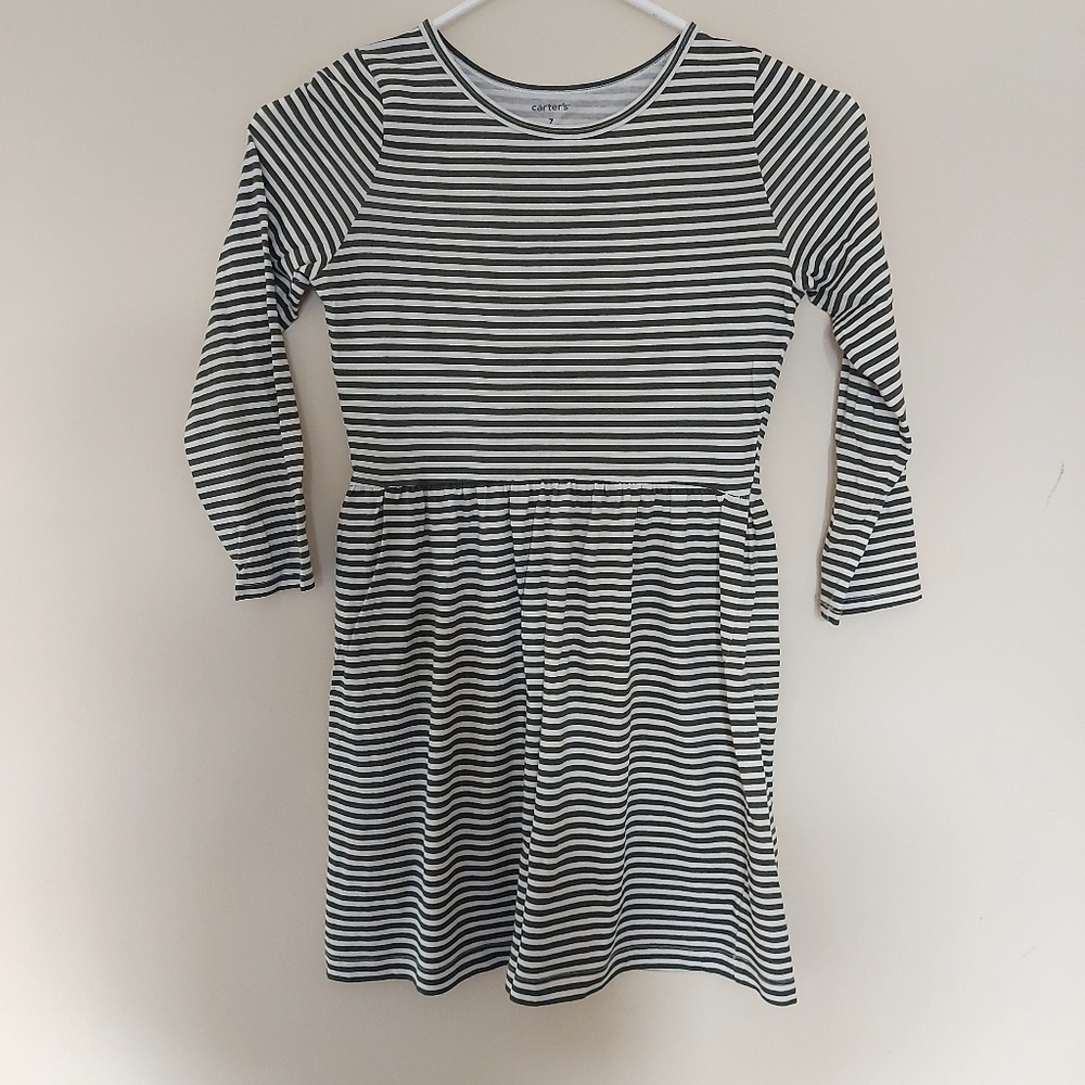 ❣️Girls Carter's long-sleeve dress size 7 (#545)